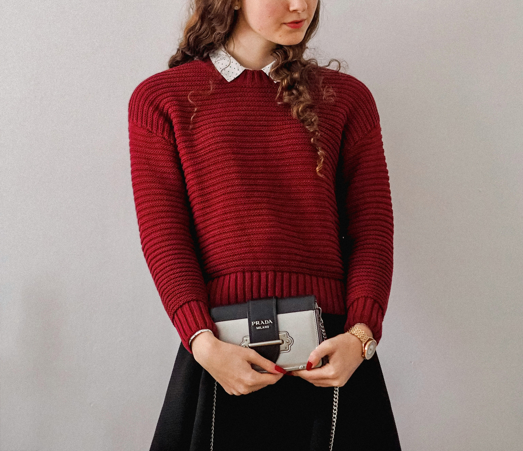 Weicher Pullover aus feinem Material